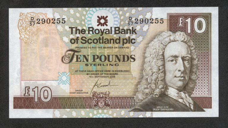 Iskoçya SCOTLAND 10 POUNDS 2006 Pic#353b BANK OF SCOTLAND UNC Banknot UNC çil