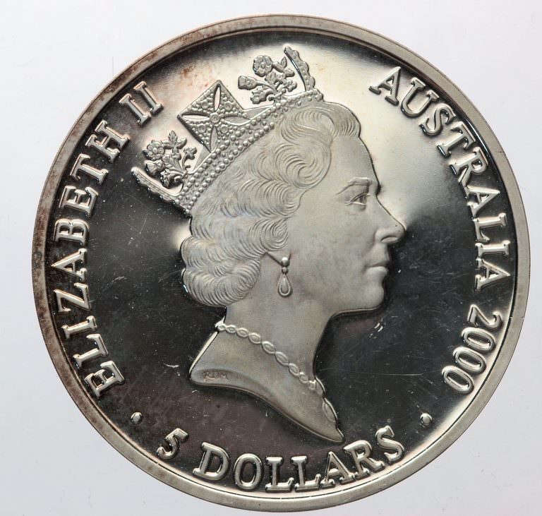 AUSTRALIA 5 Dollars 2000 - Görsel 2