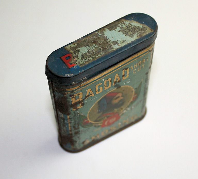 BAGDAT Short Cut Smoking for Pipe Tütün kutusu 11 cm. yükseklikte - Görsel 5