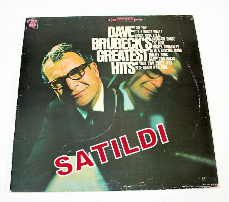 Dave Brubeck Greatest Hits Jazz 33lük Lp