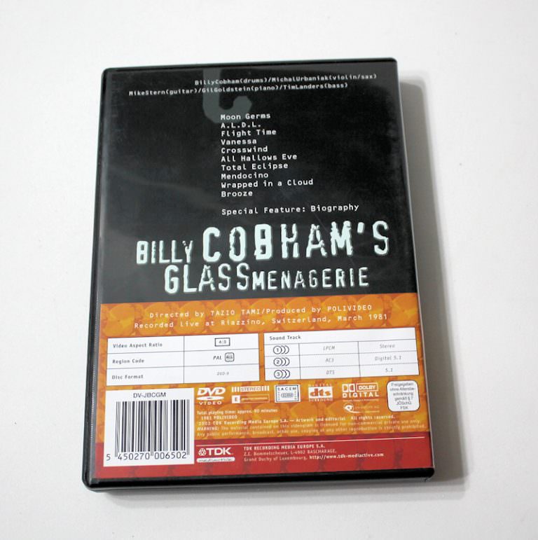 Billy Cobham`s Glass Menagerie Jazz Music Dvd - Görsel 2