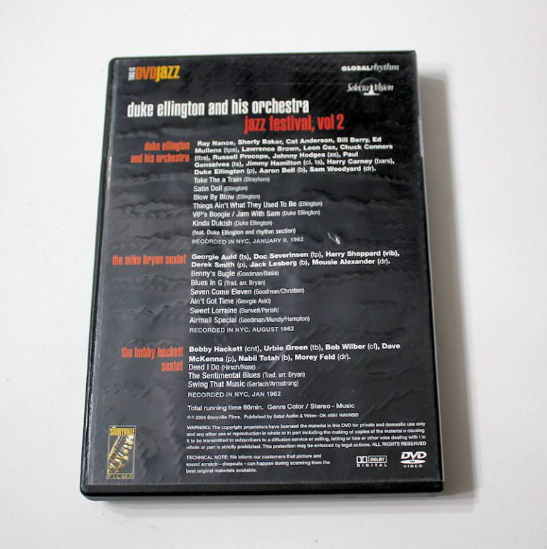 Duke Ellington Jazz Music Dvd - Görsel 2