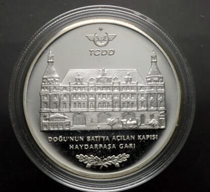 2006 Yılı TCDD 150. Yıl Haydarpasa Garı Darphane Hatıra Gümüş SERTIFIKALI