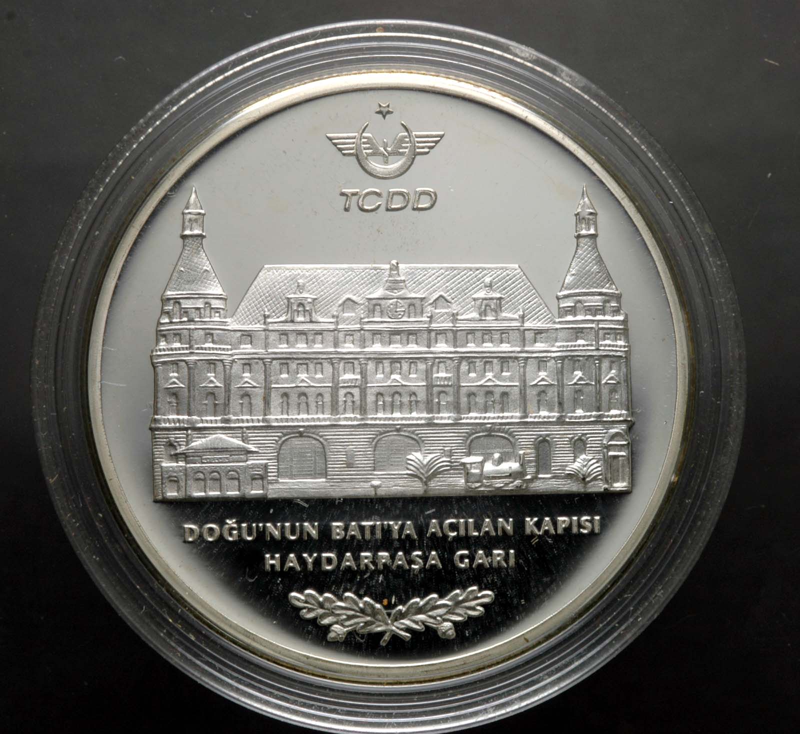 2006 Yılı TCDD 150. Yıl Haydarpasa Garı Darphane Hatıra Gümüş SERTIFIKALI