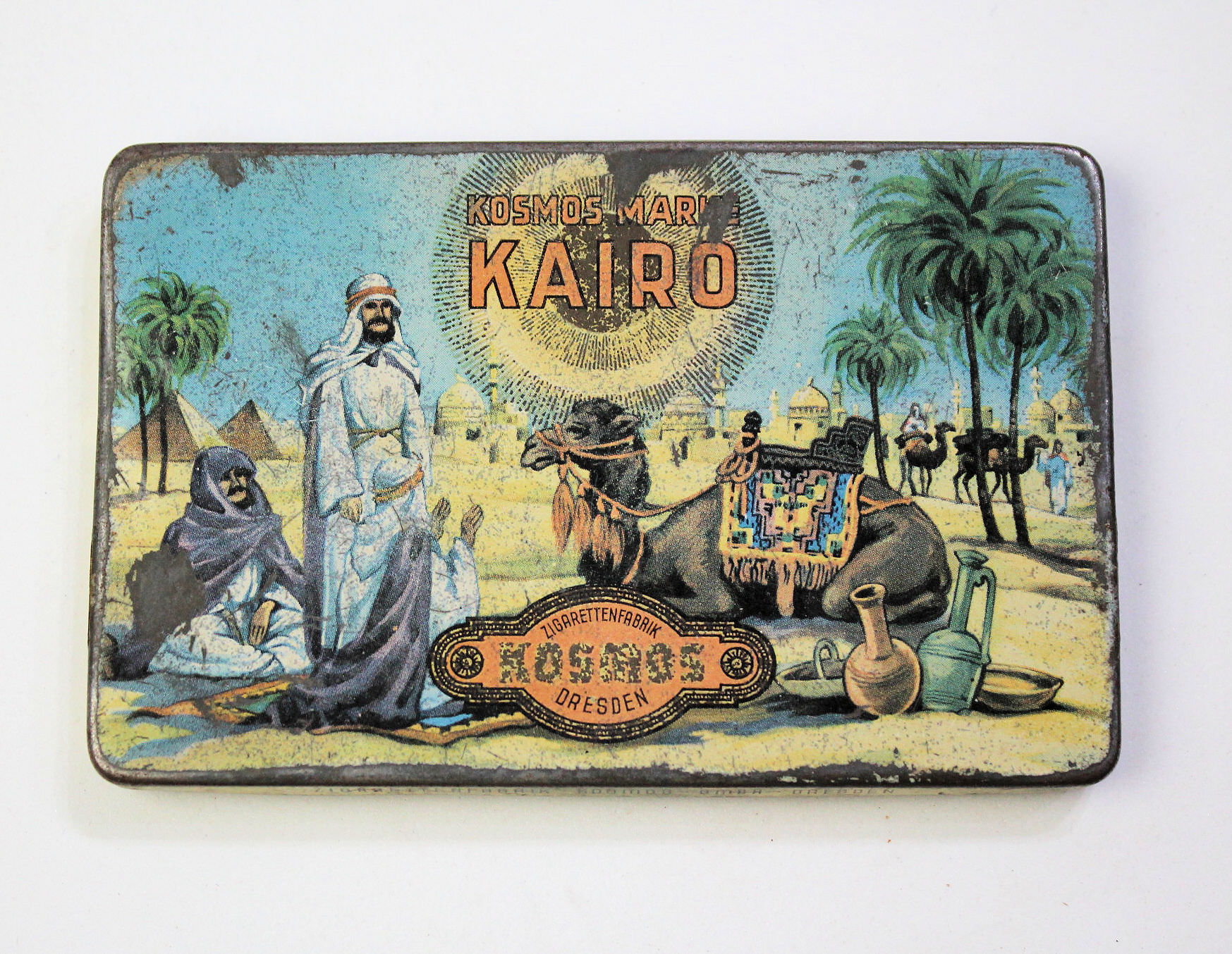 KAIRO Kosmos Dresden Zigaretten Fabrik 10x7x0.8 cm. *SATILDI - OUT OF STOCK