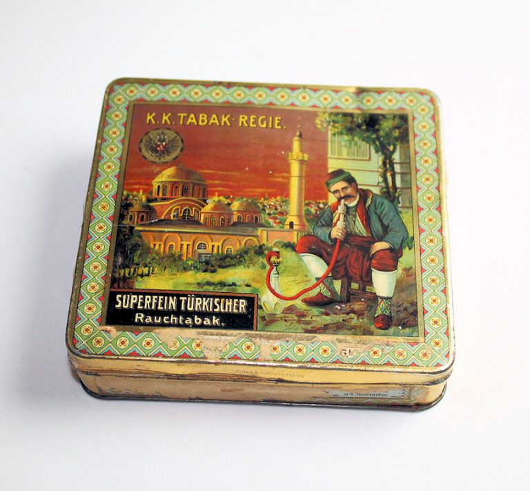 Superfein Türkischer Tabak Tütün kutusu Osmanli 13x12x2,5 cm. Nadir *SATILDI - OUT OF STOCK