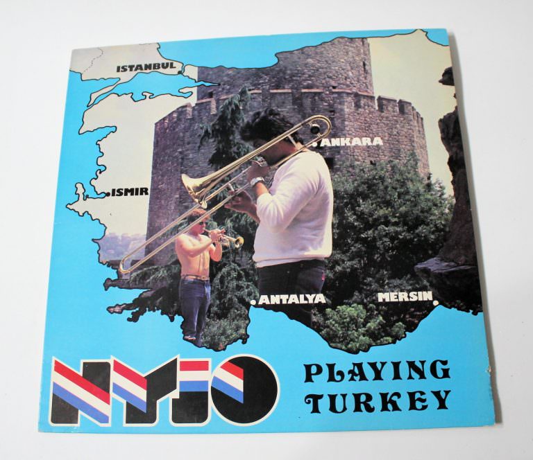 NYIO Big Band Playing Turkey 1981 Jazz Lp 33 3SATILDI