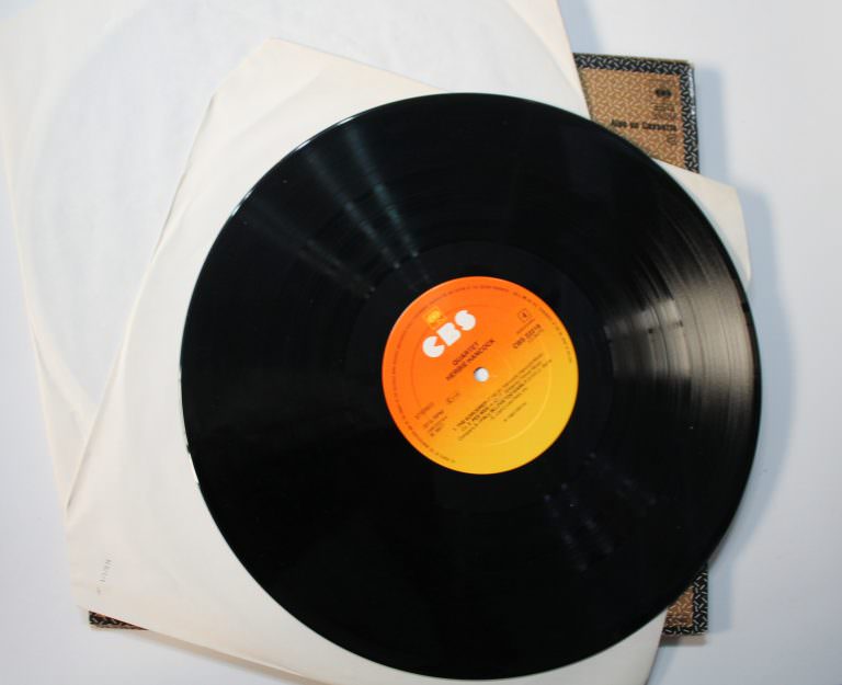 Herbie Hancock Quartet Doublle Album Jazz 1982 Dönem Baskısı, Printed In Holland *SATILDI - OUT OF STOCK - Görsel 2