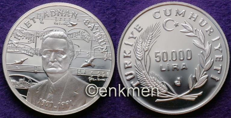 50 000 lira ADNAN SAYGUN *SERTIFIKASIZ