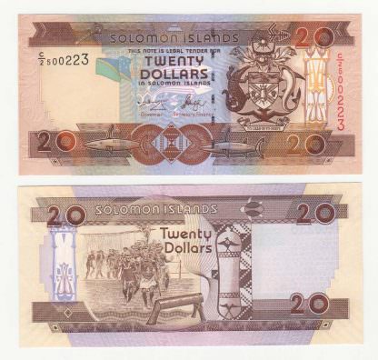 Solomon Adaları 20 Dollars Nd 2008 Koleksiyon Banknot Çil