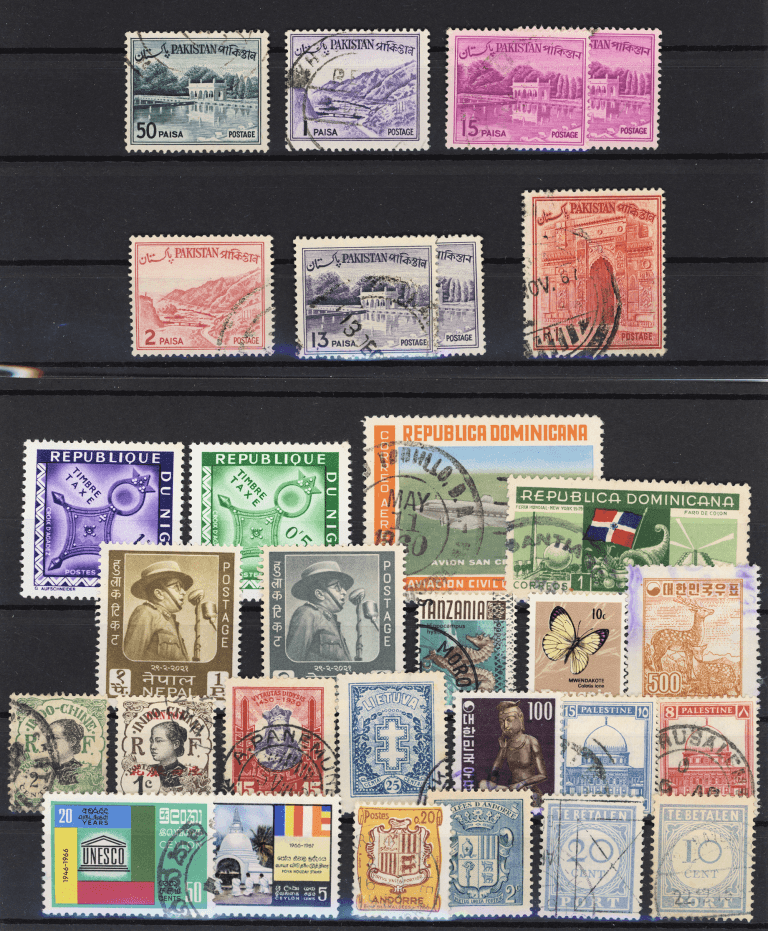 Karışık Dünya pulları LOT Mix Worlds Stamps Lot - Görsel 2