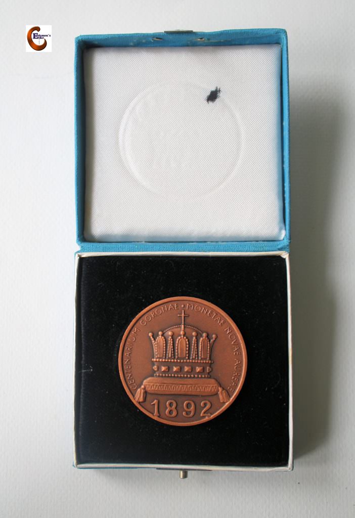 Eine Korona 1 Kron 100. YIL Madalya Medal - Görsel 2