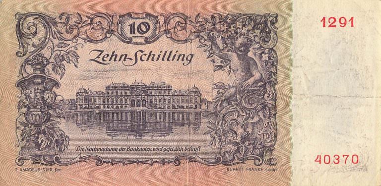 Avusturya AUSTRIA 10 Shilling 1950  - VF / çt - Görsel 2