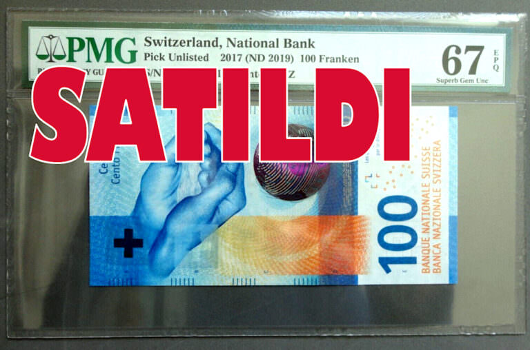 SWITZERLAND 100 Francs 2017 PMG 67 EPQ Uncirculated UNC