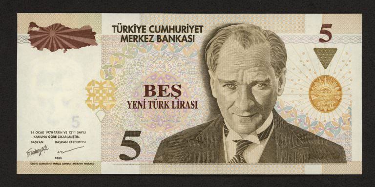 8. Emis. 1. Tertip 5 YTL 2005-2010 Seri A56 - UNC *çil