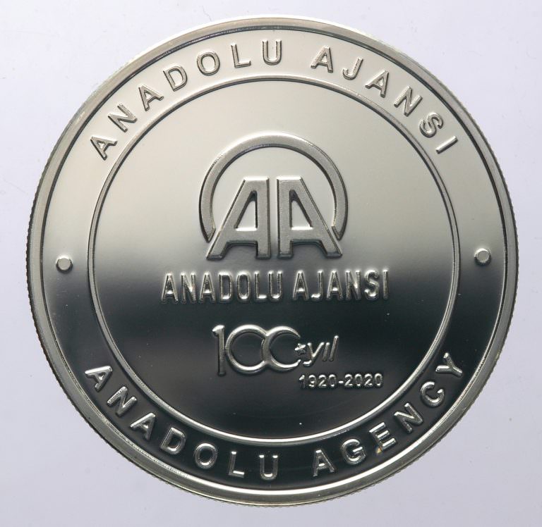Darphane AA Anadolu Ajansi 20 TL 2020 HATIRA PARASI SERTIFIKALI