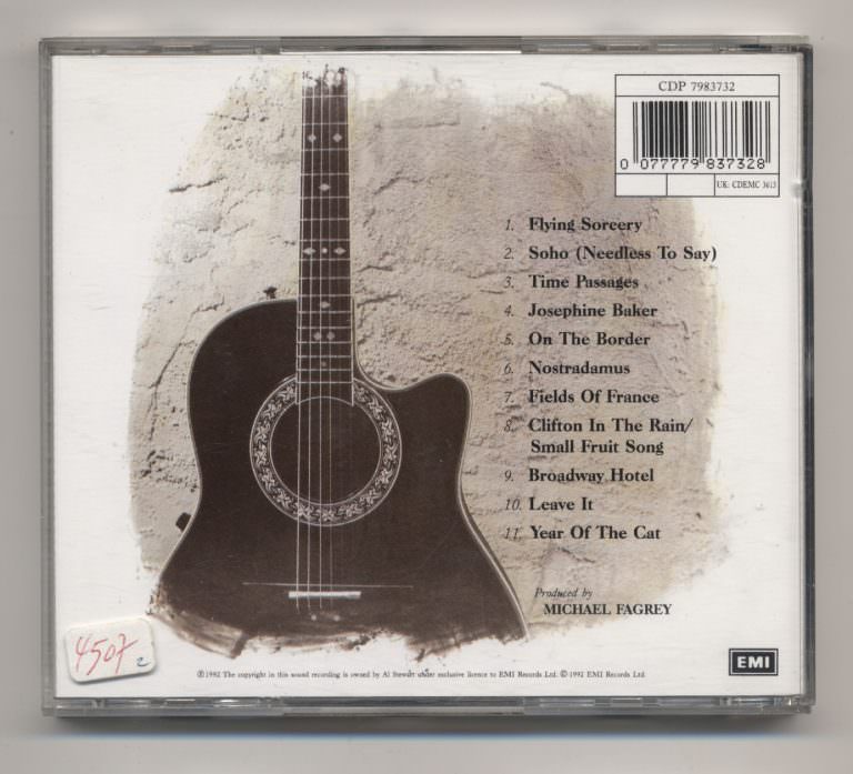 AL STEAWART Live CD *SATILDI - OUT OF STOCK - Görsel 2
