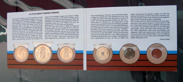 DENMARK 1984 Danish Coin Set - Görsel 2
