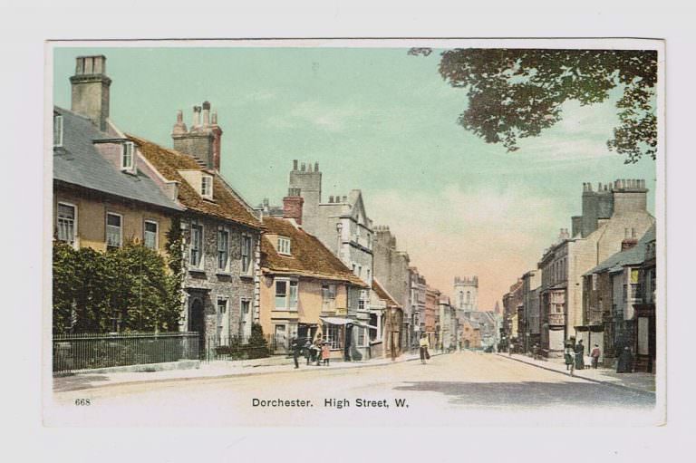 Dorchester England Ingiltere Postcard