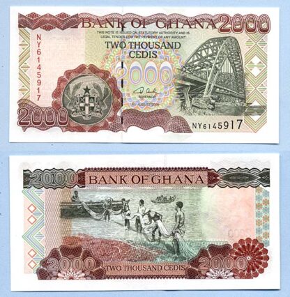GHANA 2000 Cedis 2006 UNC - çil