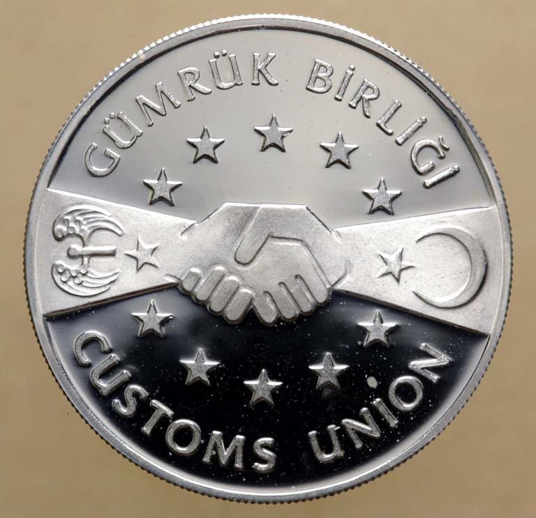 750 000 Lira 1996 Gümrük Birligi Darphane Hatıra Parası