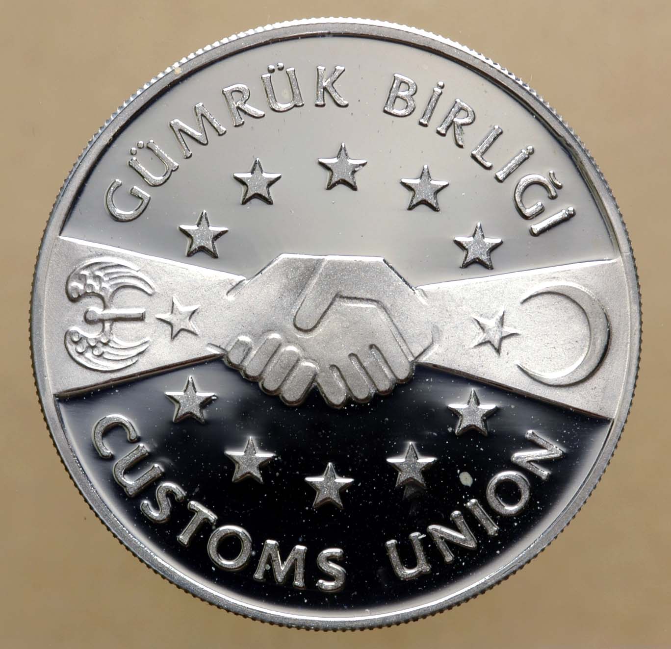 750 000 Lira 1996 Gümrük Birligi Darphane Hatıra Parası