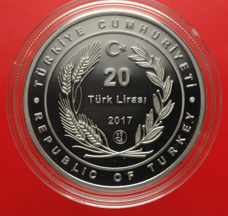 20 TL 2017  Mavi Yengeç GÜMÜS HATIRA PARASI SERTIFIKALI *SATILDI - OUT OF STOCK - Görsel 2