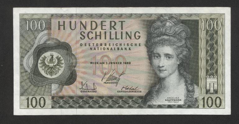 AUSTRIA 100 Shilling 1969 Erste Auflage ççt/EF *SATILDI - OUT OF STOCK