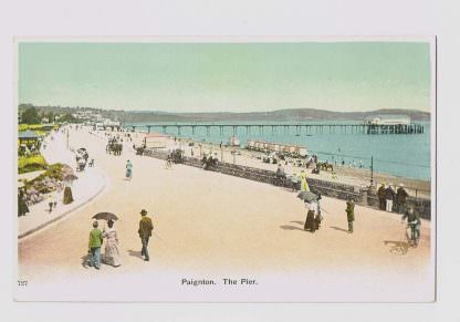 Paigton England Ingiltere Postacard