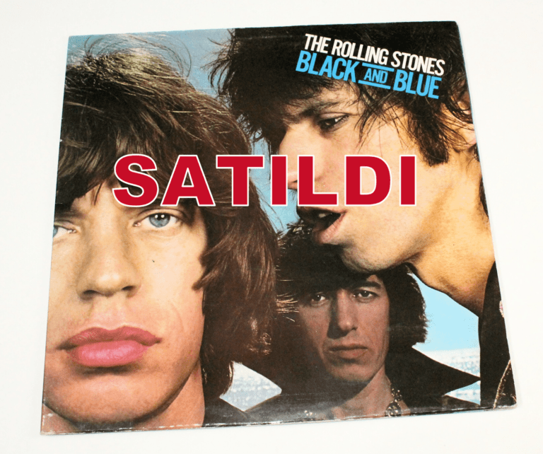 ROLLING STONES Black and Blue Printed in England 7/7