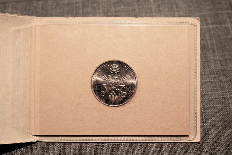 1000 Lire VATIKAN 1978 Silver - Görsel 3