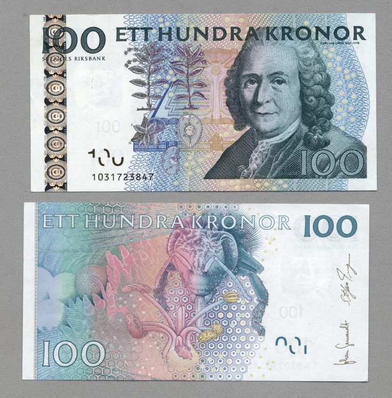 SWEDEN Isveç 100 Kroner UNC *çil SATILDI - OUT OF STOCK