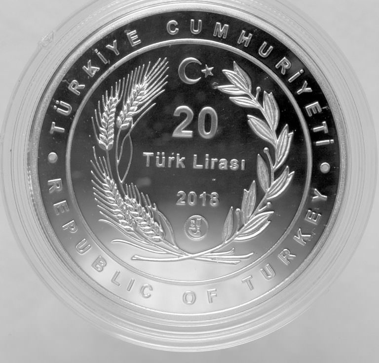 Camiler Serisi 2018 Yılı Zağnos Paşa Camii Darphane Hatıra Gümüş " Kültür Varlıkları Serisi No: 8 " Sertifikalı - Görsel 4