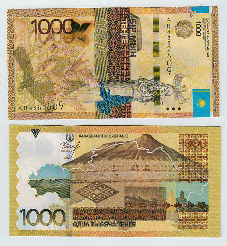 KAZAKISTAN 1000 Tenge 2013 UNC *çil
