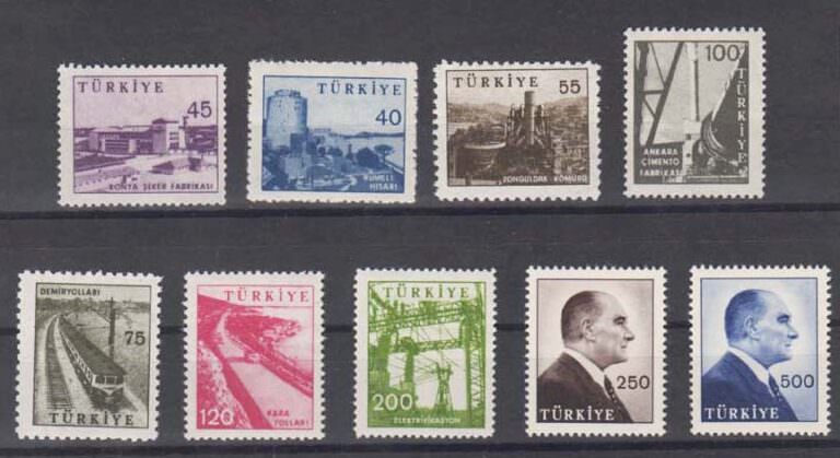 Resimli posta pullar 1959-60 Mint **MNH