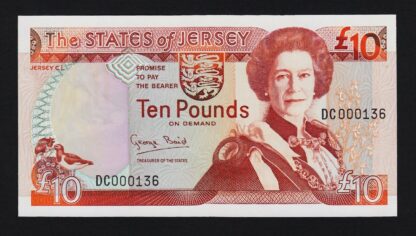 JERSEY 10 Pounds unc *çil