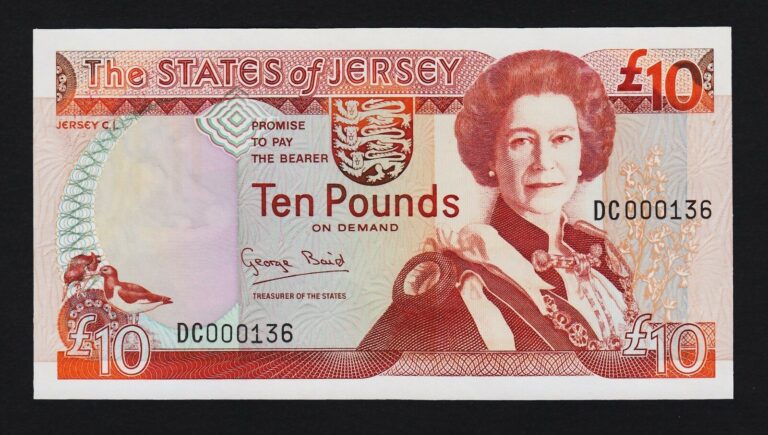 JERSEY 10 Pounds unc *çil