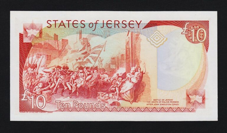 JERSEY 10 Pounds unc *çil - Görsel 2