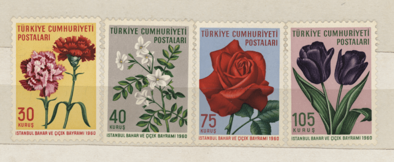 1960 çicek bayrami serisi **MNH Mint