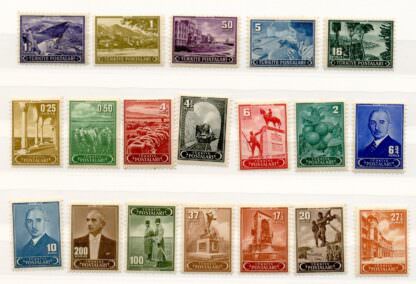 Atatürk-Inönü Serisi 1943 Mint **MNH