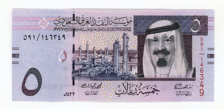 SAUDI ARABIA 5 Riyals 2012 Polymer UNC - çil