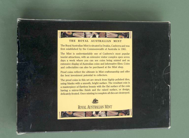 AUSTRALIA Proof Coin Set 1990 - Görsel 4
