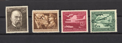 ALMANYA Deutschland 1944 Mi-864-865-866-867 Mint **MNH