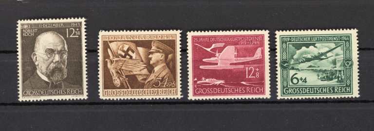 ALMANYA Deutschland 1944 Mi-864-865-866-867 Mint **MNH