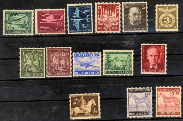 ALMANYA Deutschland Mix LOT 1943-44 MINT **MNH