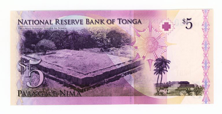 TONGA 5 Pa`anga 2008 UNC - çil - Görsel 2