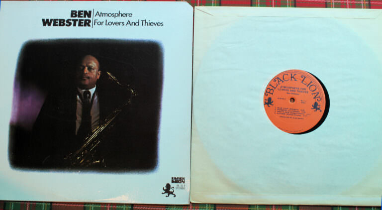 BEN WEBSTER Atmosphere for the lovers JAZZ LP 33 Plak - Görsel 3