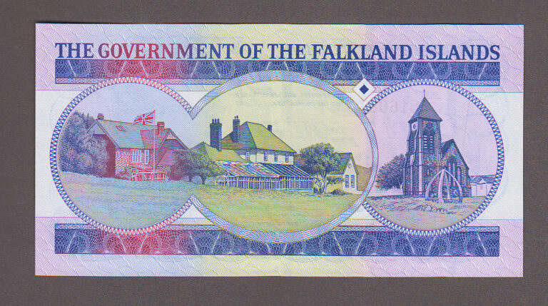 FALKLAND 1 Pound 1984 Pick # 13 UNC çil - Görsel 2