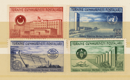 B.M. Akdeniz Yerlestirme Merkezi 1951 Mint **MNH