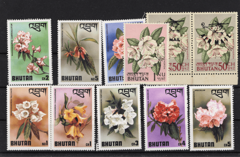 BHUTAN Flowers thema Mint